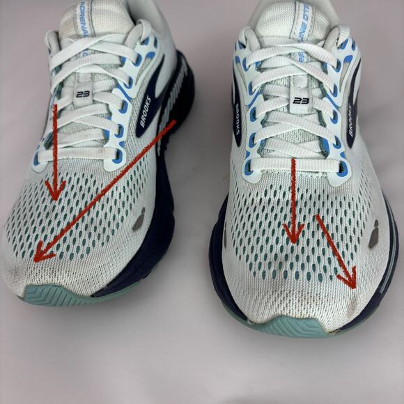 Brooks Adrenaline GTS 23 Women’s Blue Glass/Nile Blue/Marina Running Shoes 7 - Picture 6 of 8